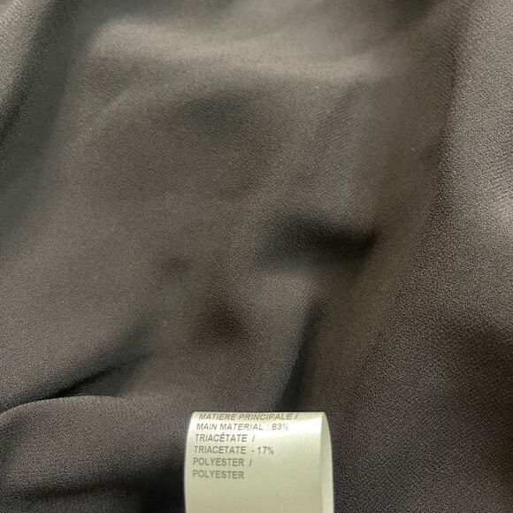 Chloé Black Knotted Satin-Crepe Dress - Picture 8 of 9